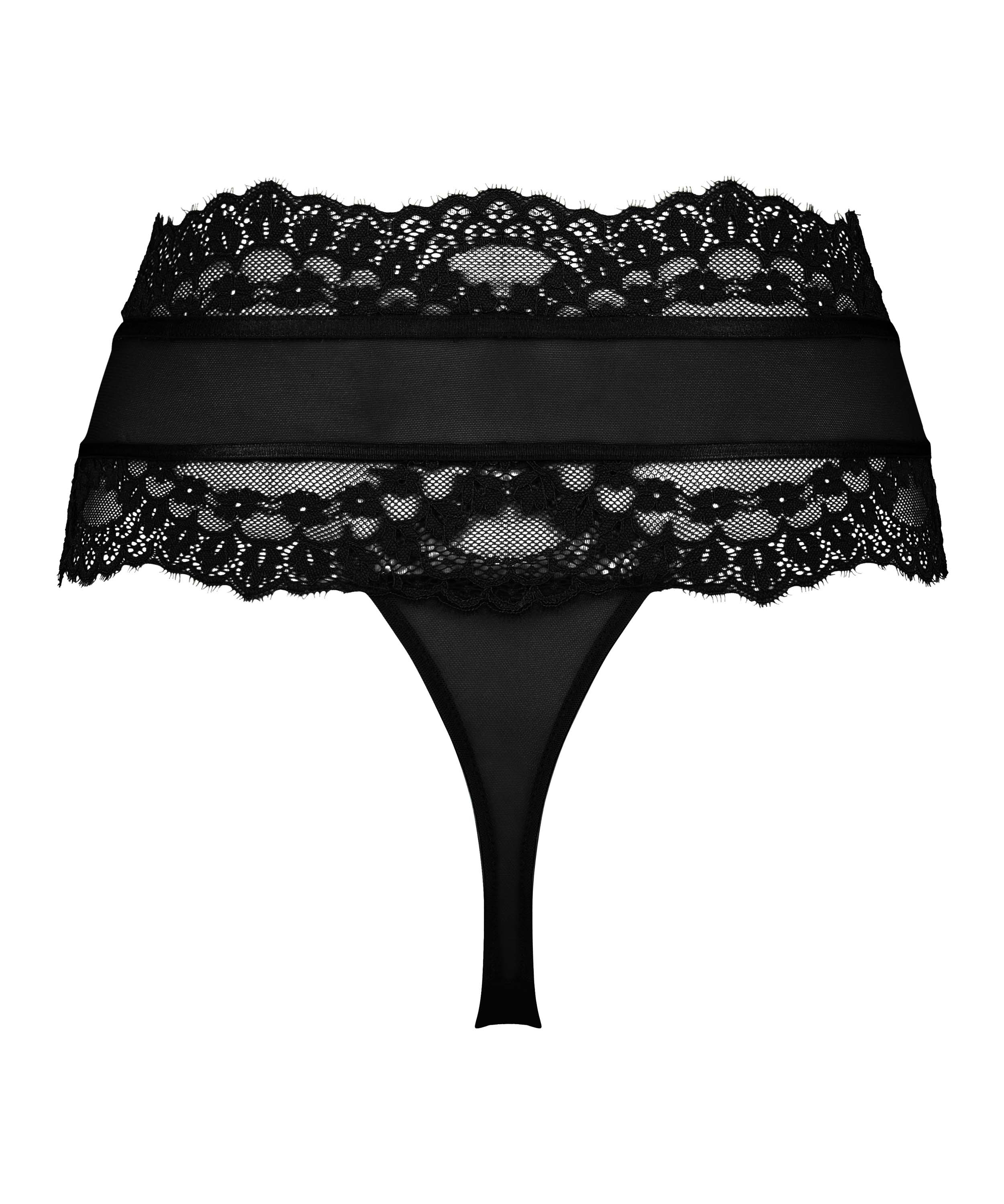 High thong Marie, Black, main