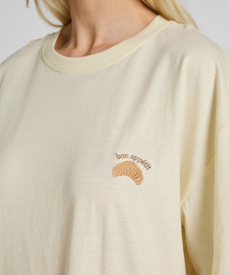 Roundneck Nightshirt, Yellow