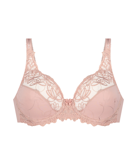 Diva Non-Padded Underwired Bra, Pink