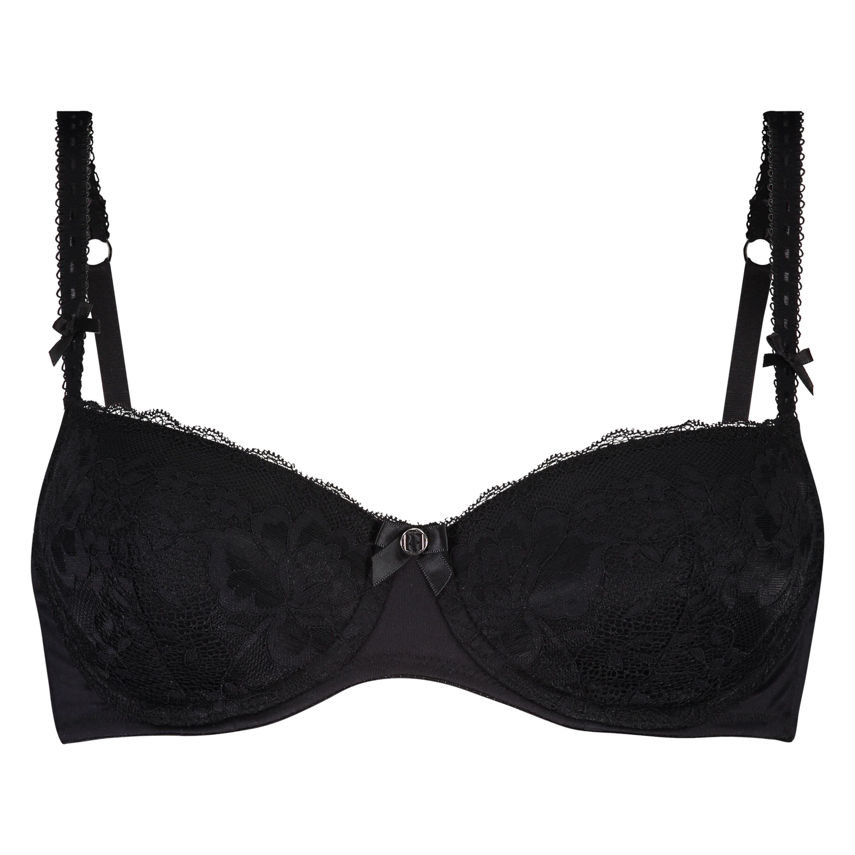 Maya Padded Underwired Bra, Black