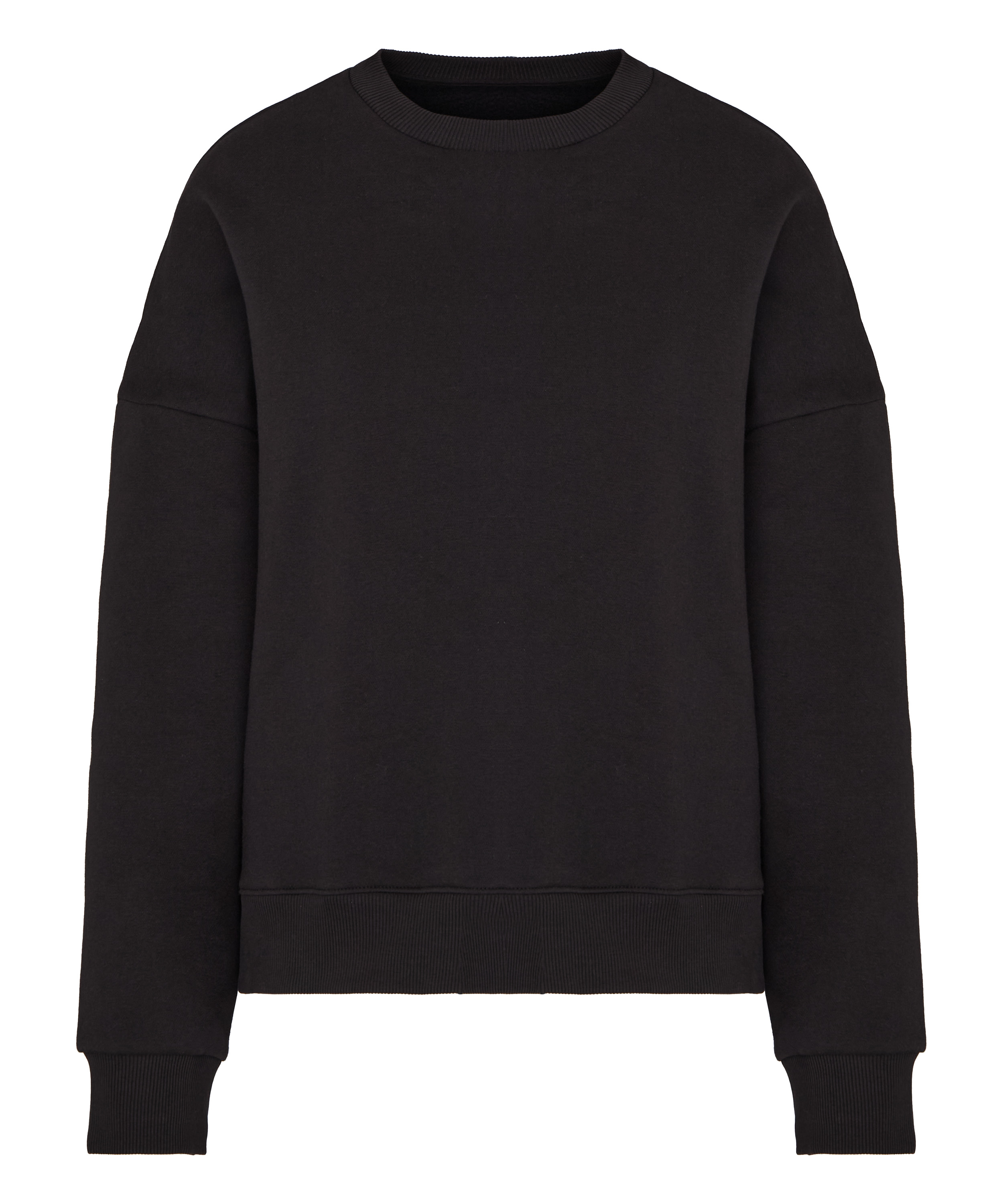 Top Crew Brushed Sweat, Black, main