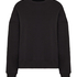 Top Crew Brushed Sweat, Black