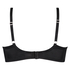 Non-Padded Underwired Minimizer Bra, Black