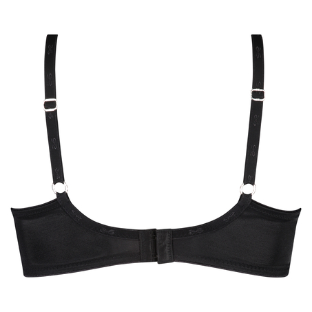 Non-Padded Underwired Minimizer Bra, Black