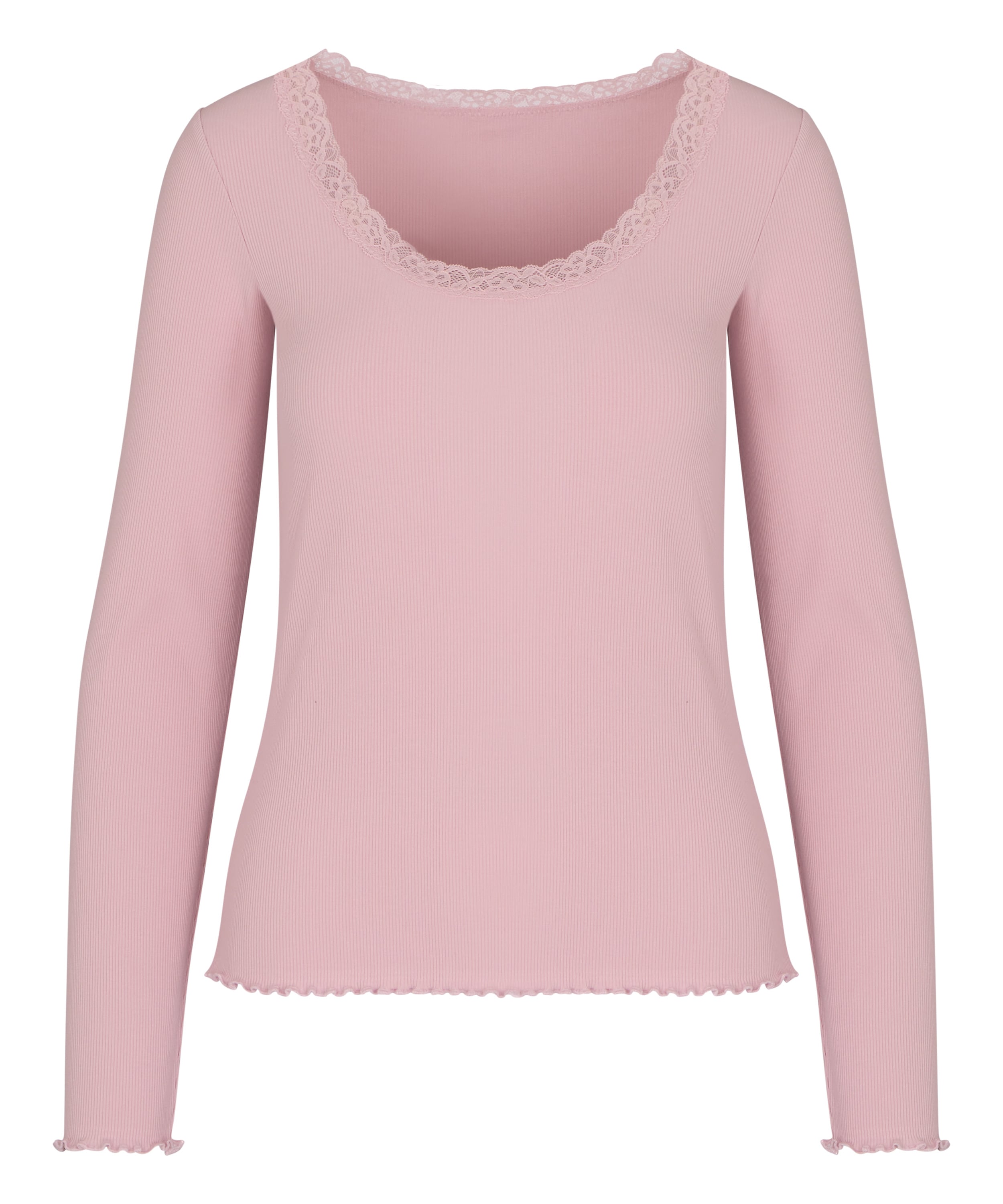 Top Jersey Lace, Pink, main