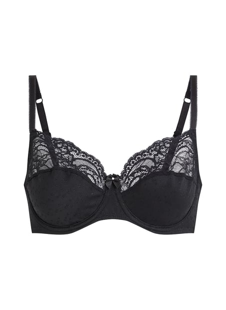 Sophie Non-Padded Underwired Bra, Black