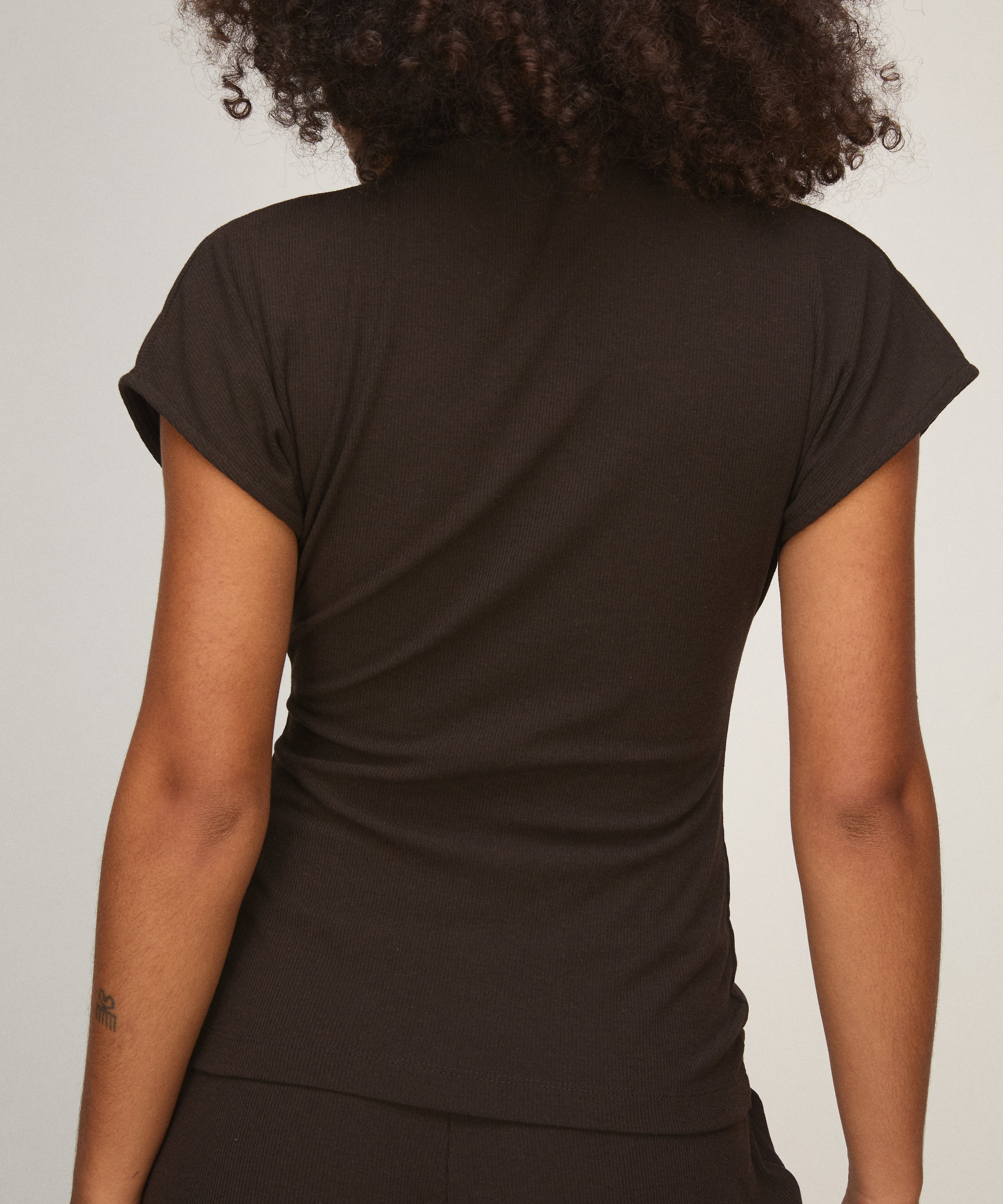 Top Mockneck, Brown, main