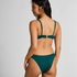 Neoprene Bikini Top, Green