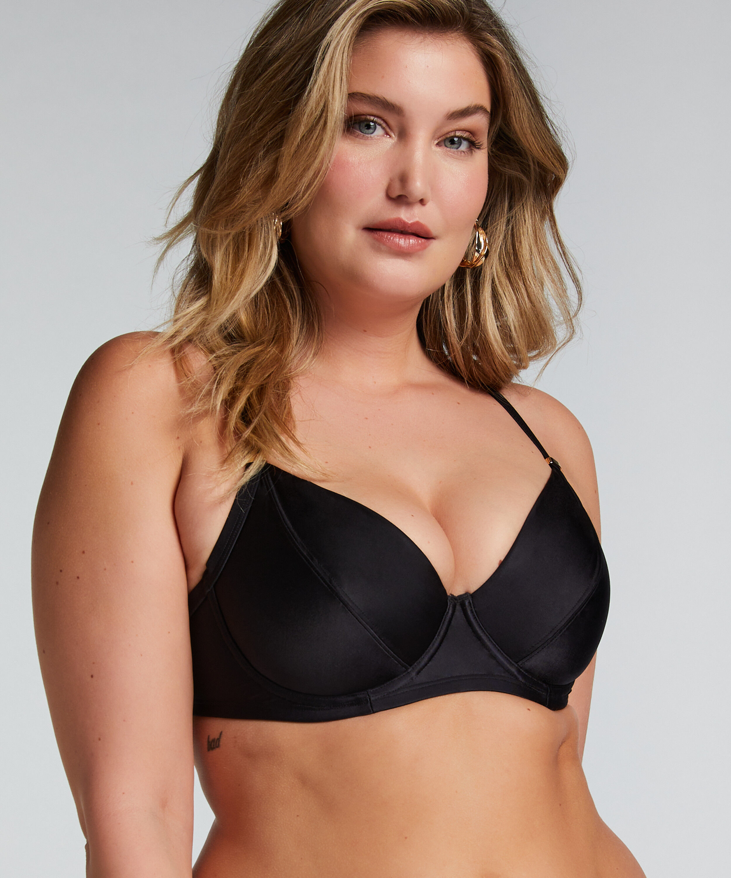 Luxe Bikini Top, Black