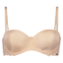 Angie Padded Strapless Underwired Bra, Beige