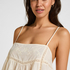 Slipdress Embroidery , White