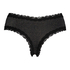 V-Shaped Microfibre Brazilian, Black