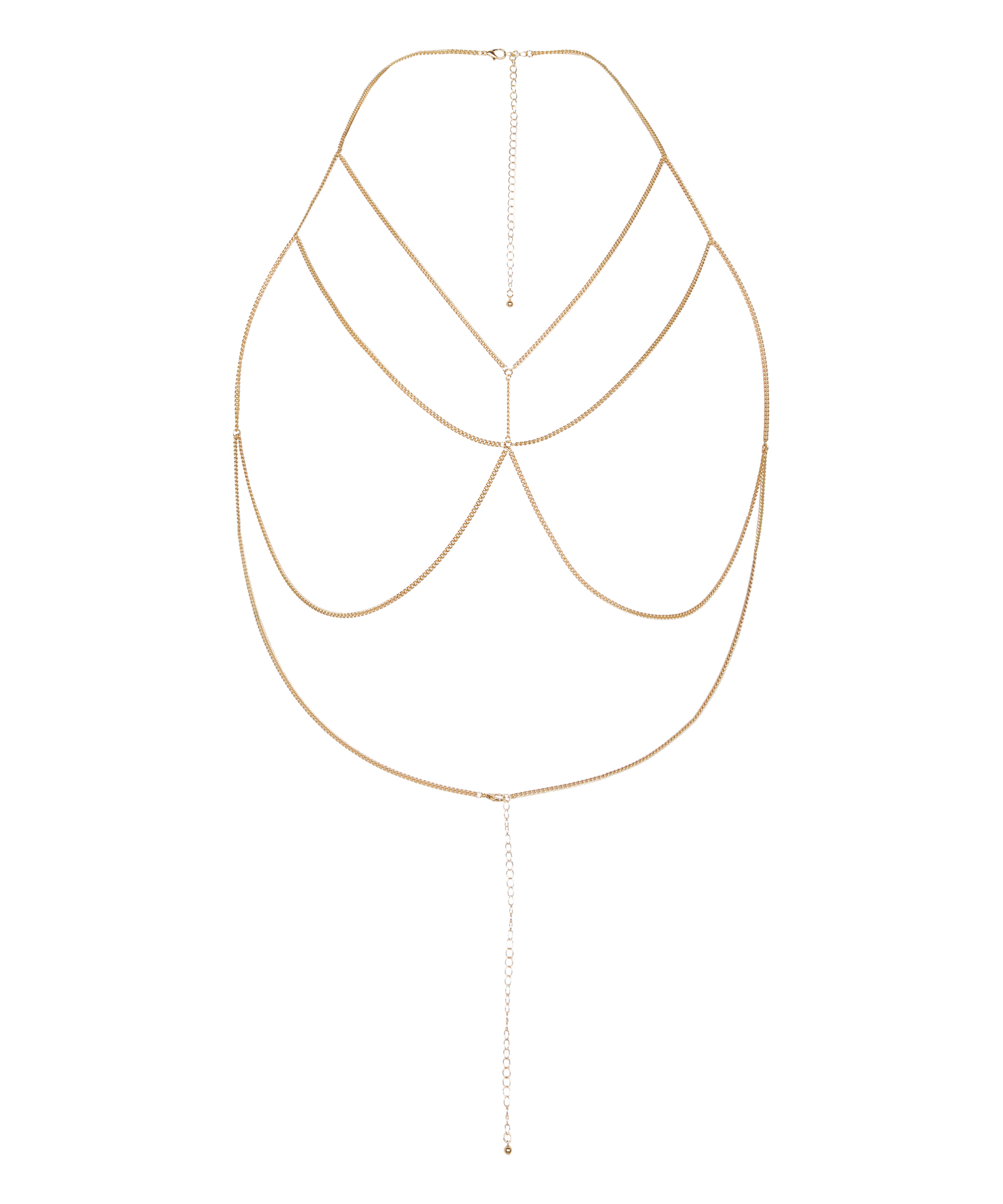 Bra Body Jewellery, Yellow, main