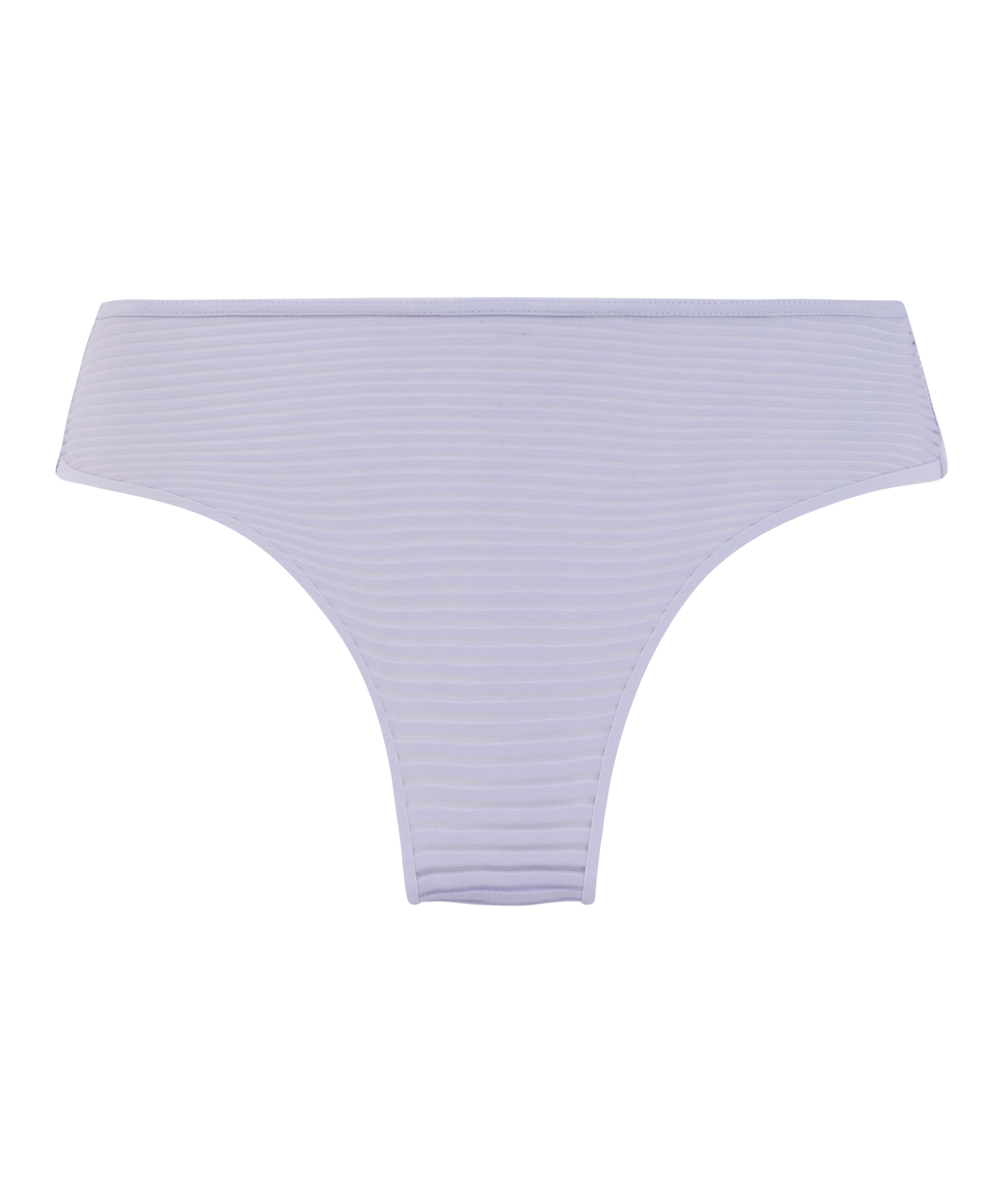 Invisible Brazilian Stripe mesh, Purple