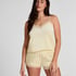Short Velours Lace, Yellow