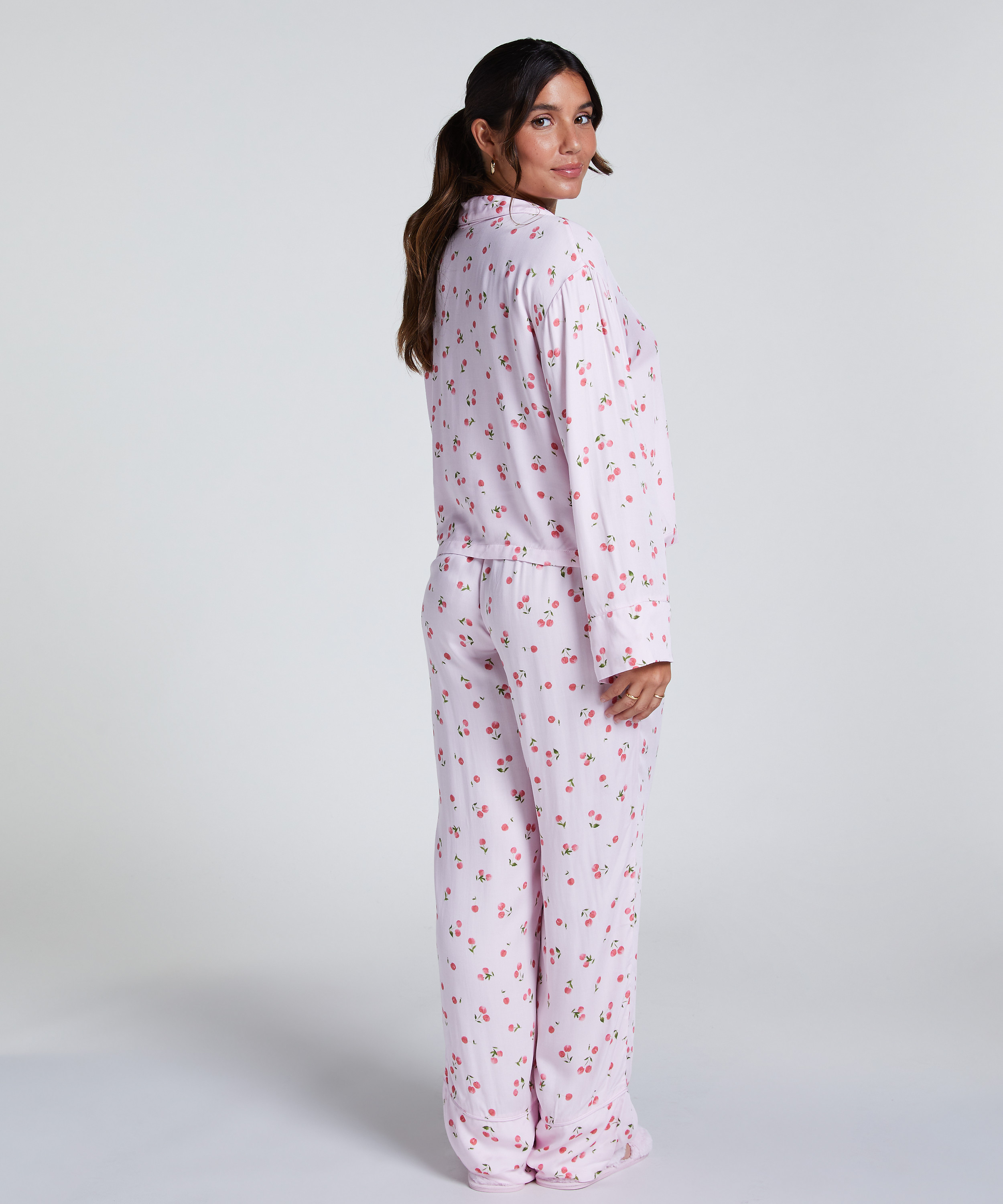 Satin Trousers, Pink, main