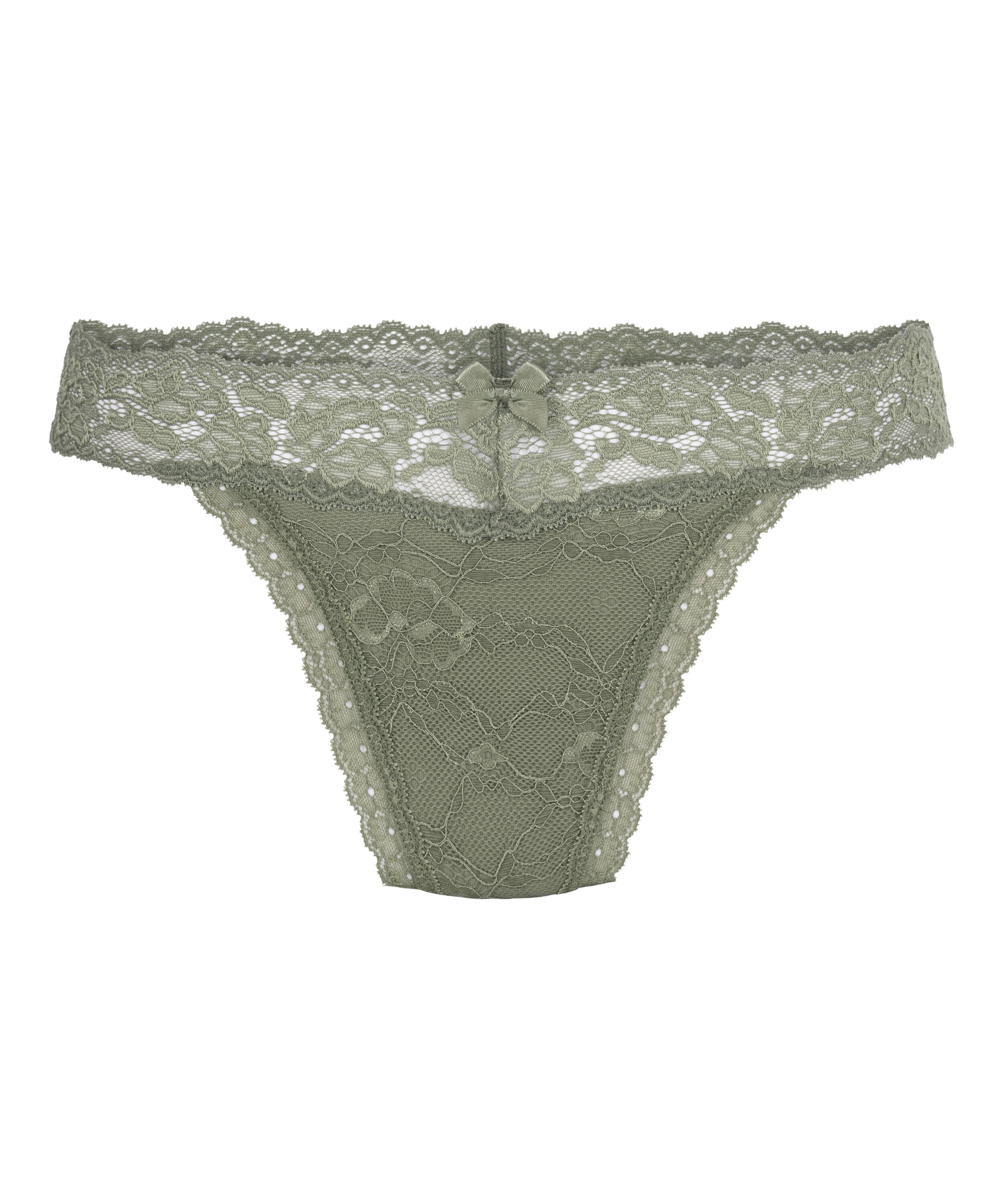Madison Extra Low Thong, Green