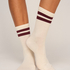 Socks Stripes Cotton, White