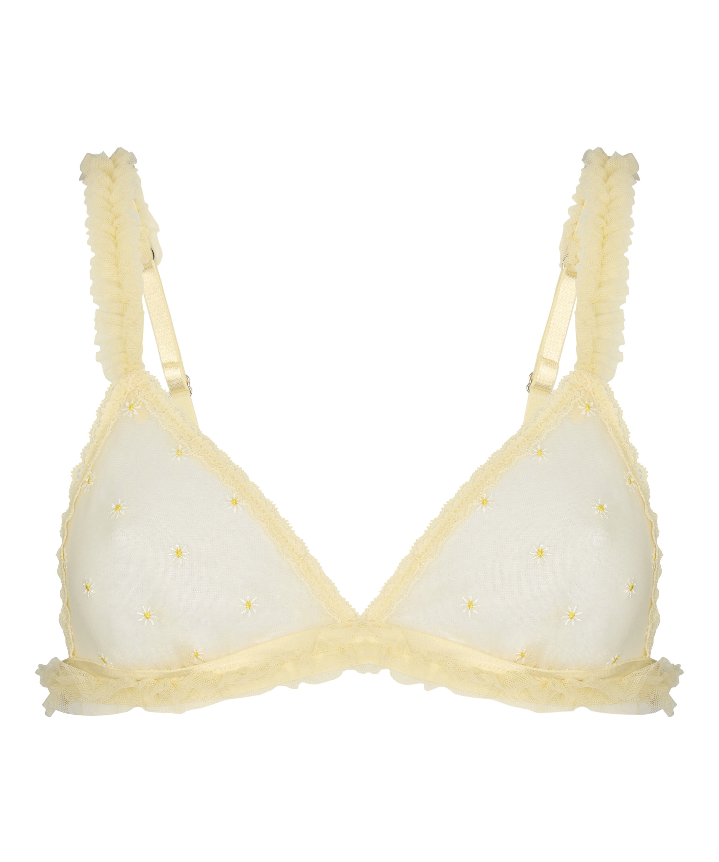 Bralette Flora, Yellow