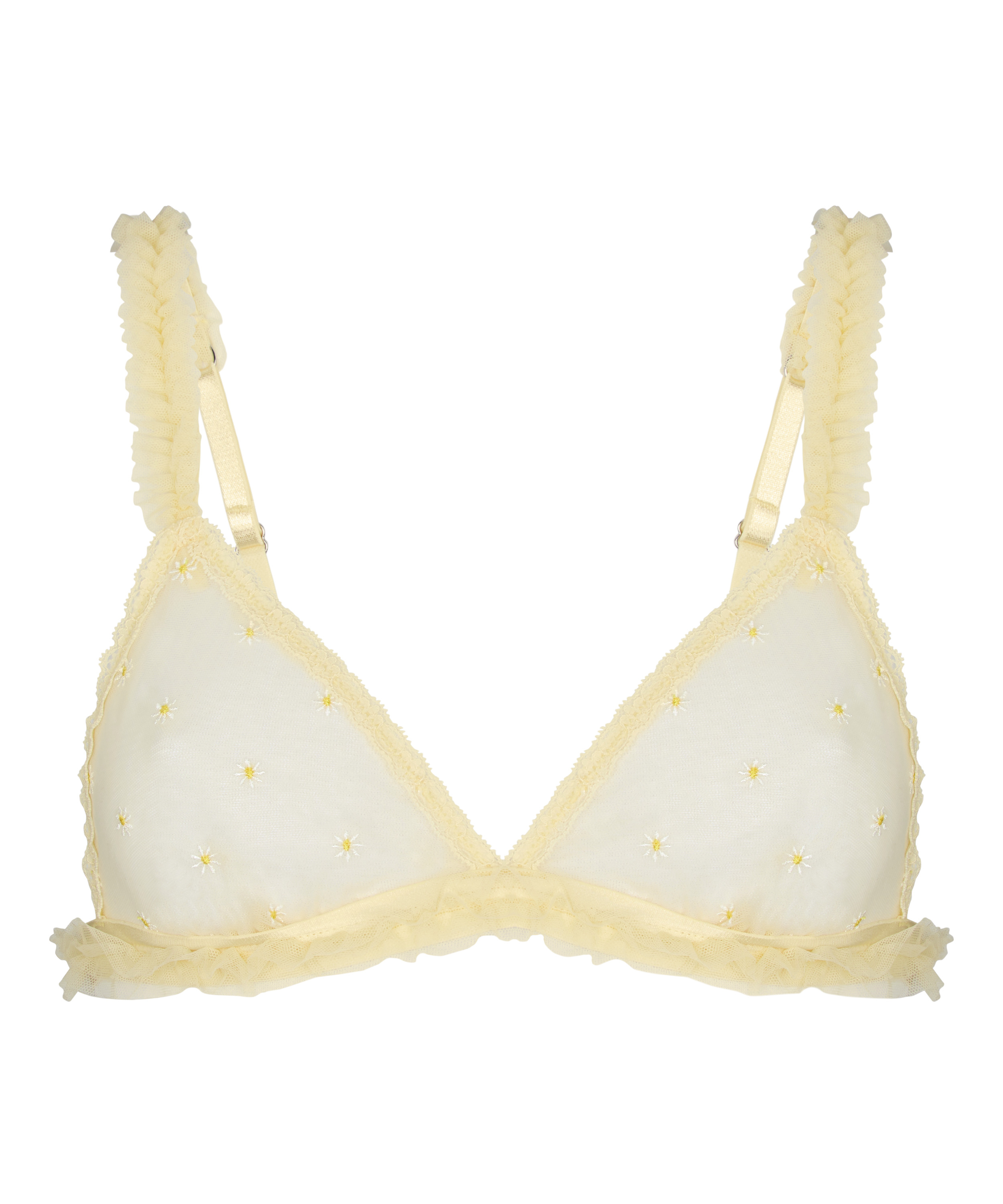 Bralette Flora, Yellow, main