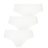 3-Pack Dakota Brazilian Shorts, White
