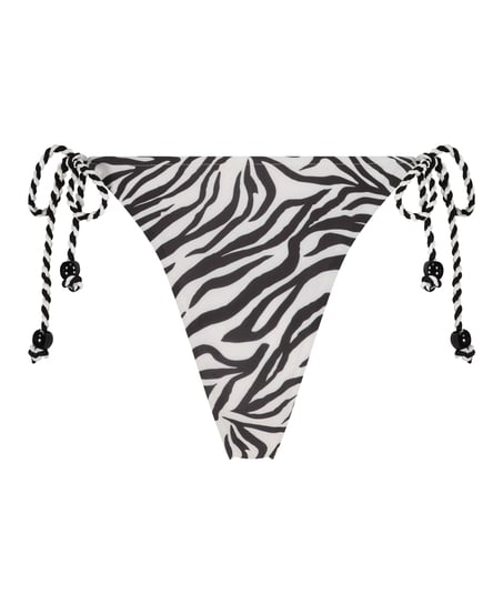 Doha High-Leg Bikini Bottoms, White