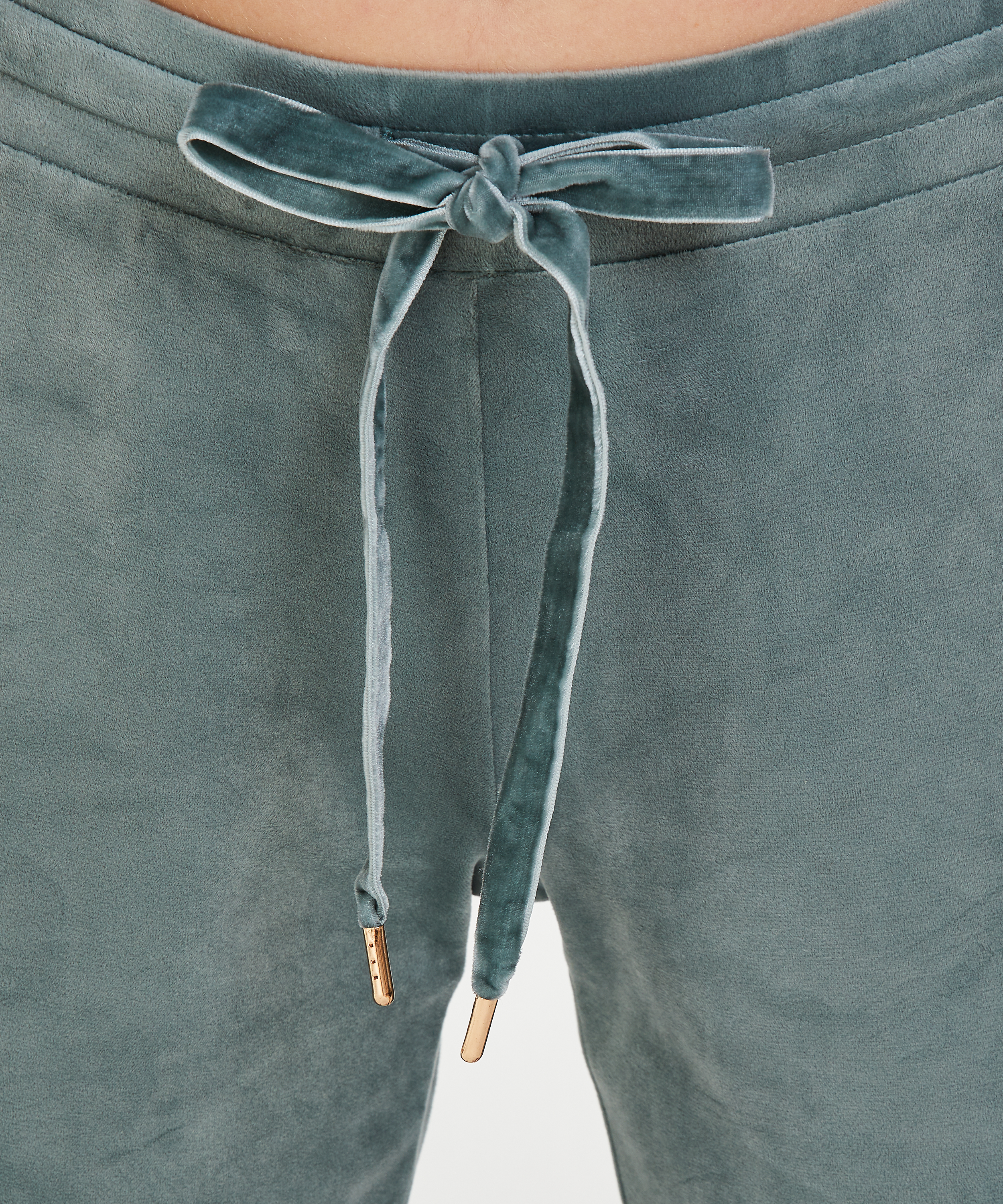 Velour Lurex Jogging Bottoms, Green, main