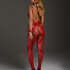 Private Open Lace Catsuit, Red