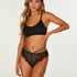 Sian High Cut Brazilian, Black
