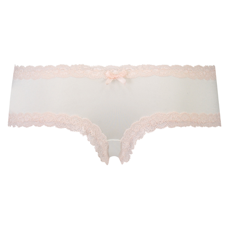V-Shaped Microfibre Brazilian, White