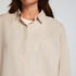 Linen Pyjama Top, Beige