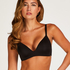 Mona padded non-underwired bra, Black