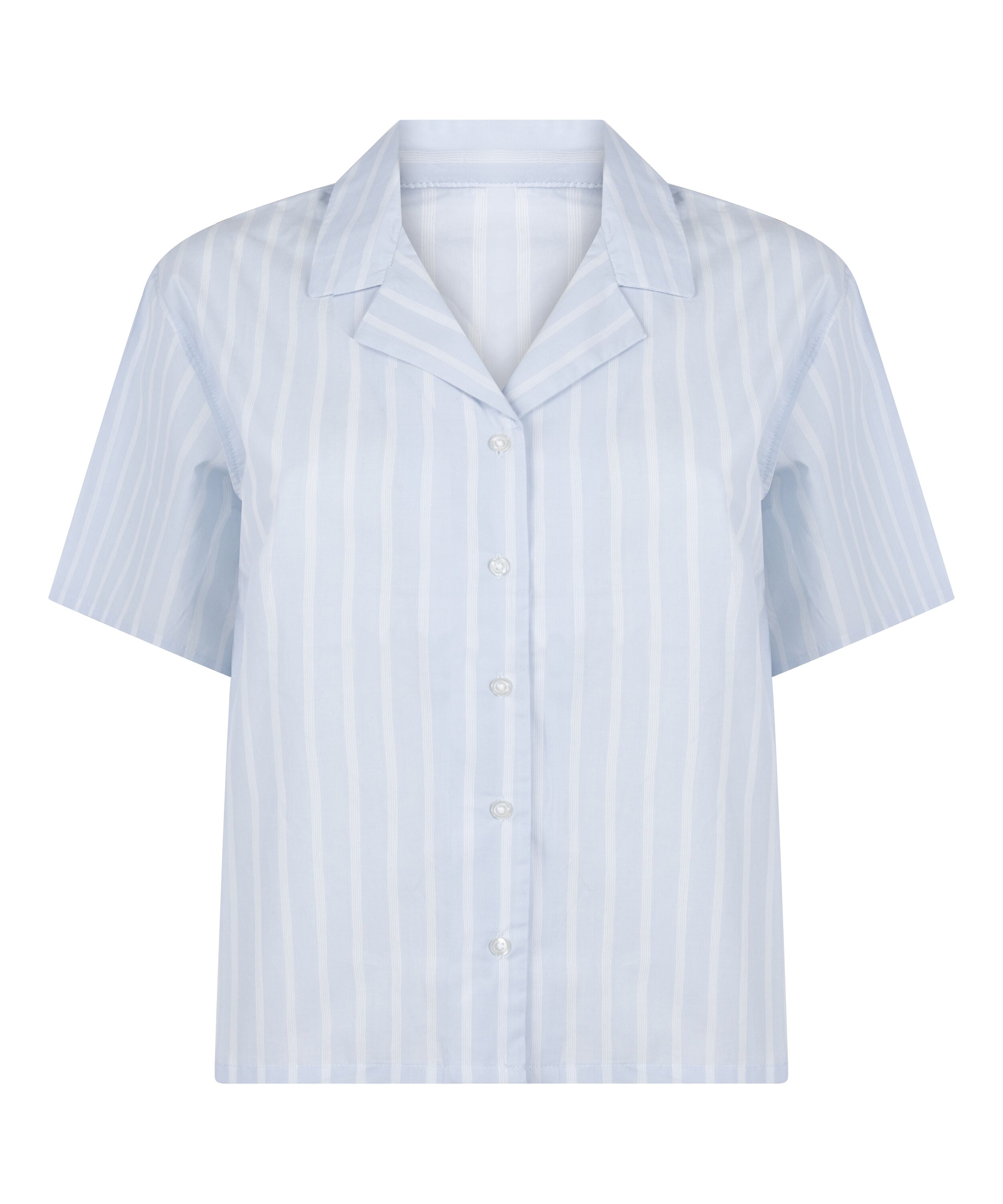 Striped Jacket Cotton, Blue