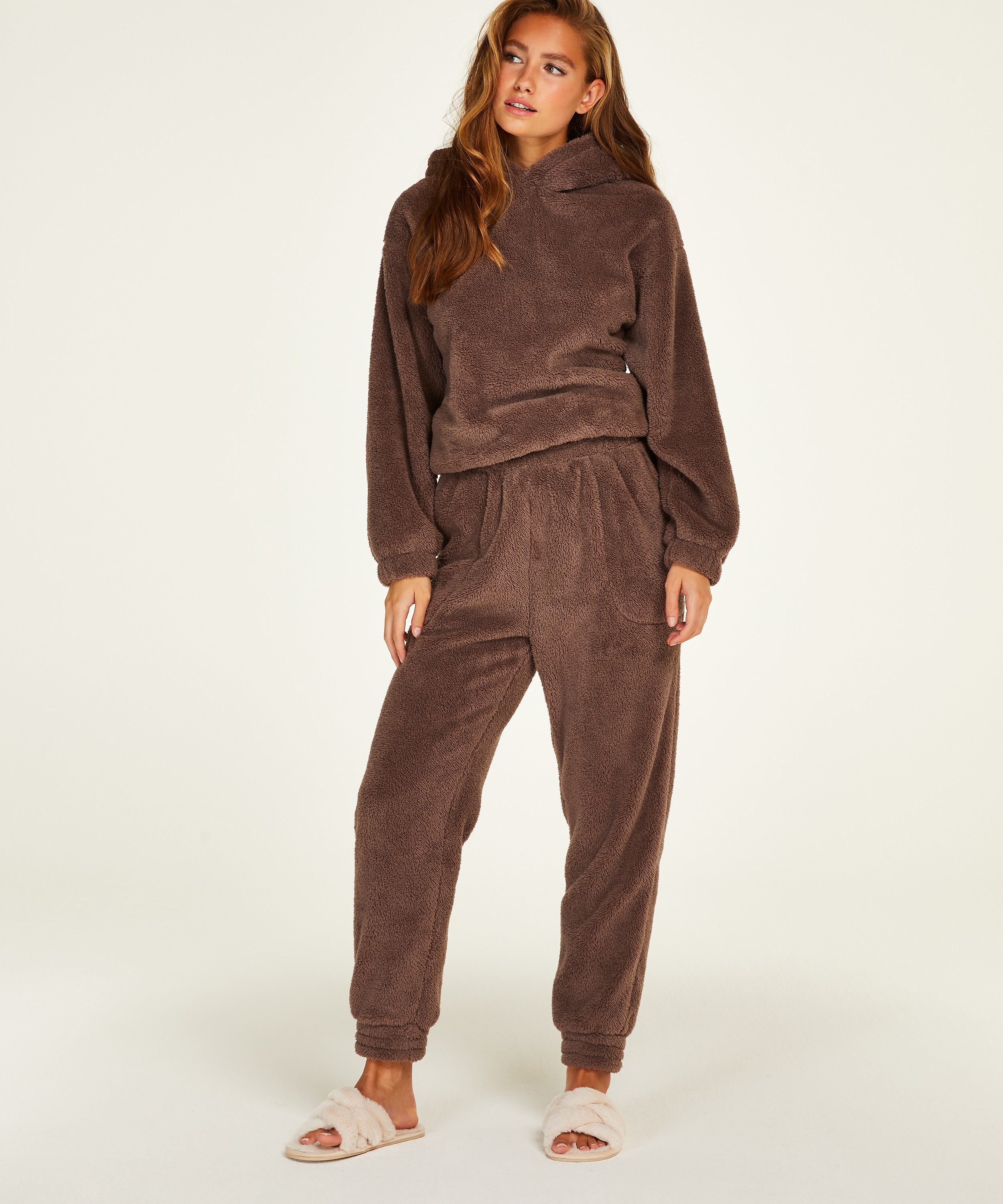 Snuggle Hoodie Fleece, Gray, main