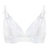 Non-Padded Underwired Longline Bra Peonie, White