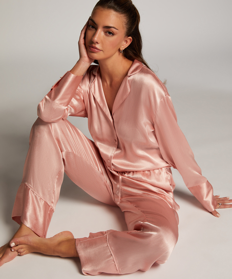 Satin Trousers, Pink