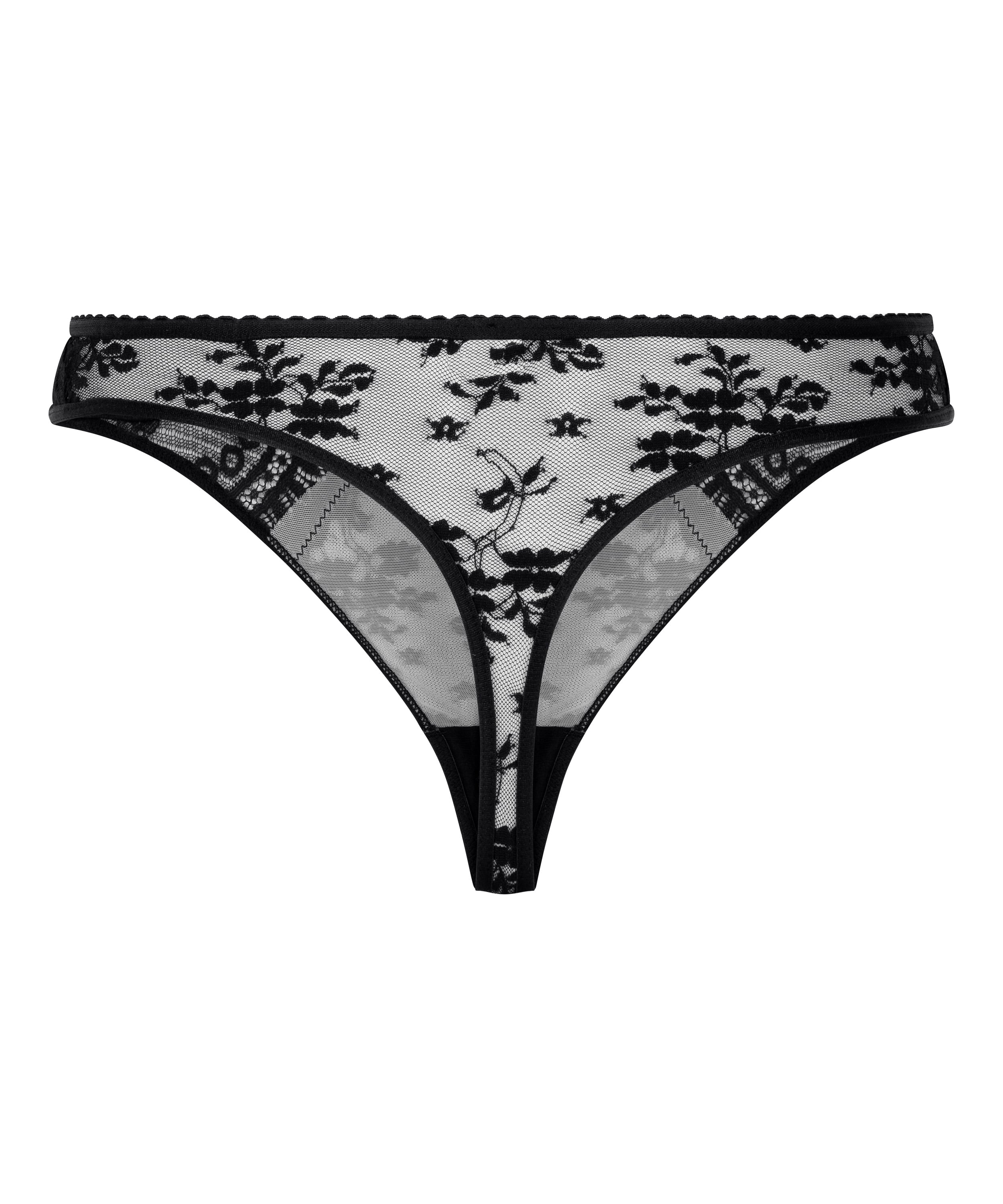 Lou Highleg thong, Black, main