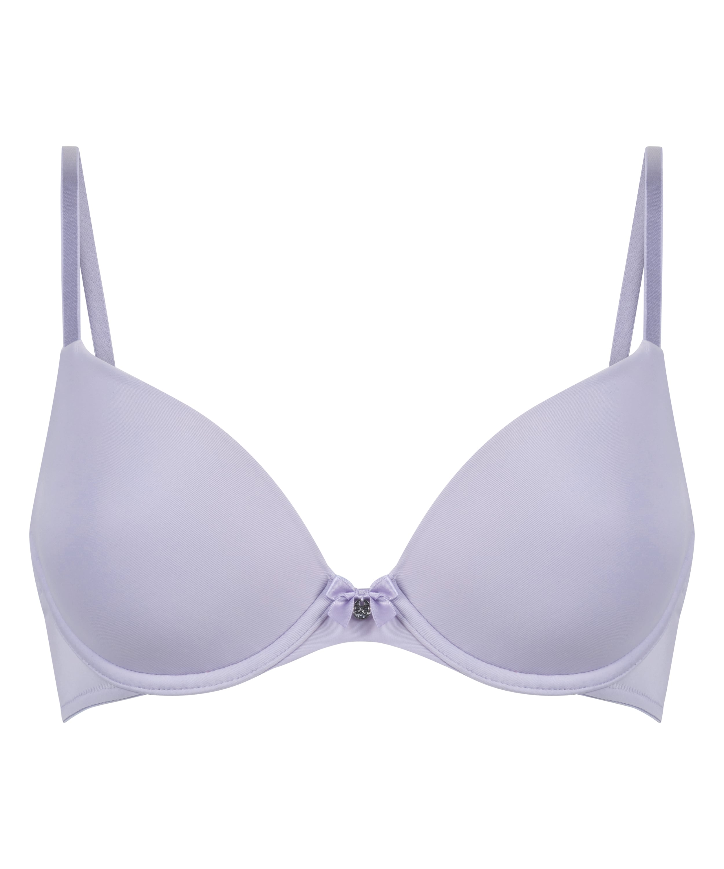 Plunge Padded Underwired Bra, Purple, main