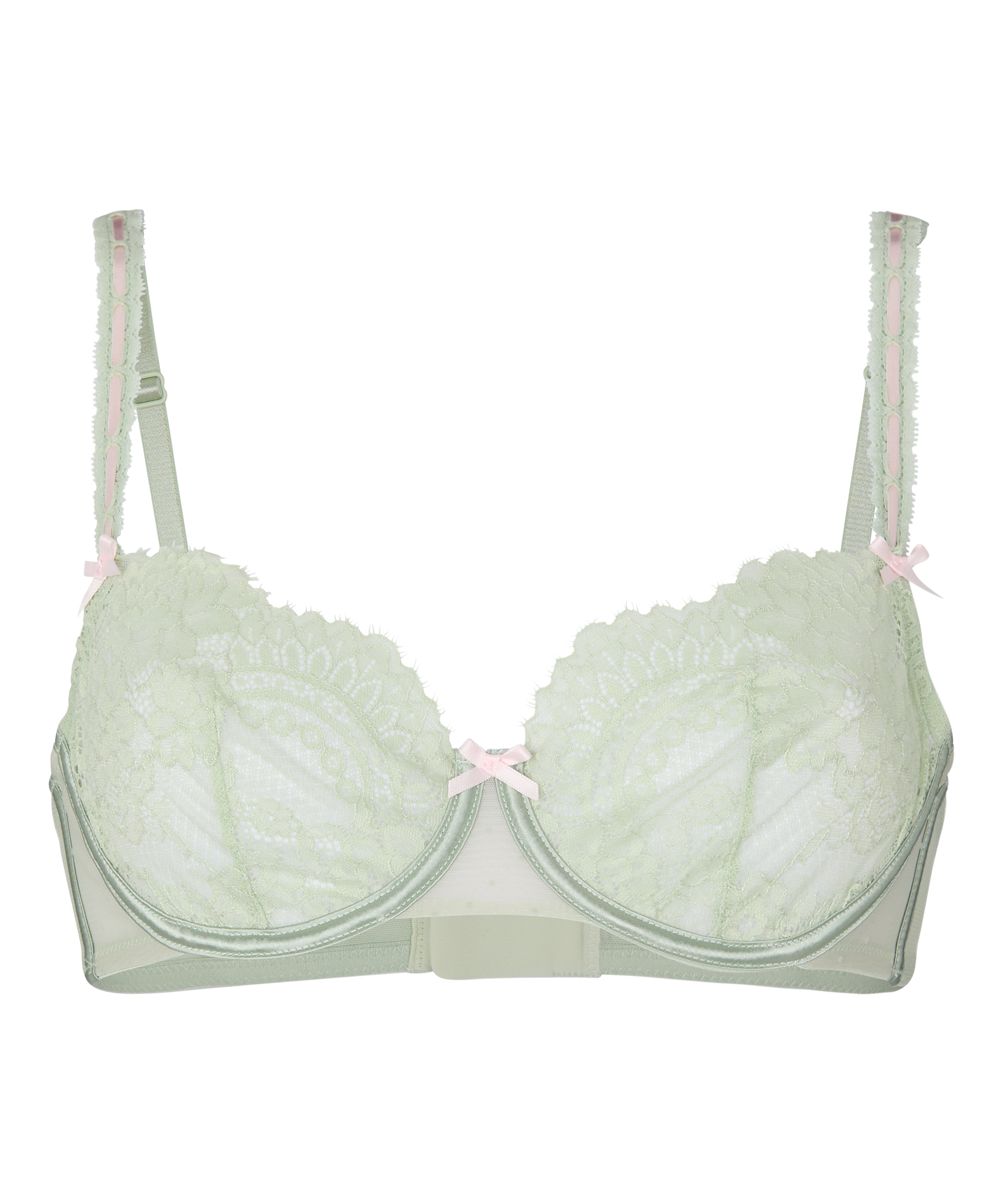 Dorothy Non-Padded Underwired Bra, Green, main