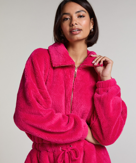 Fleece Onesie, Pink