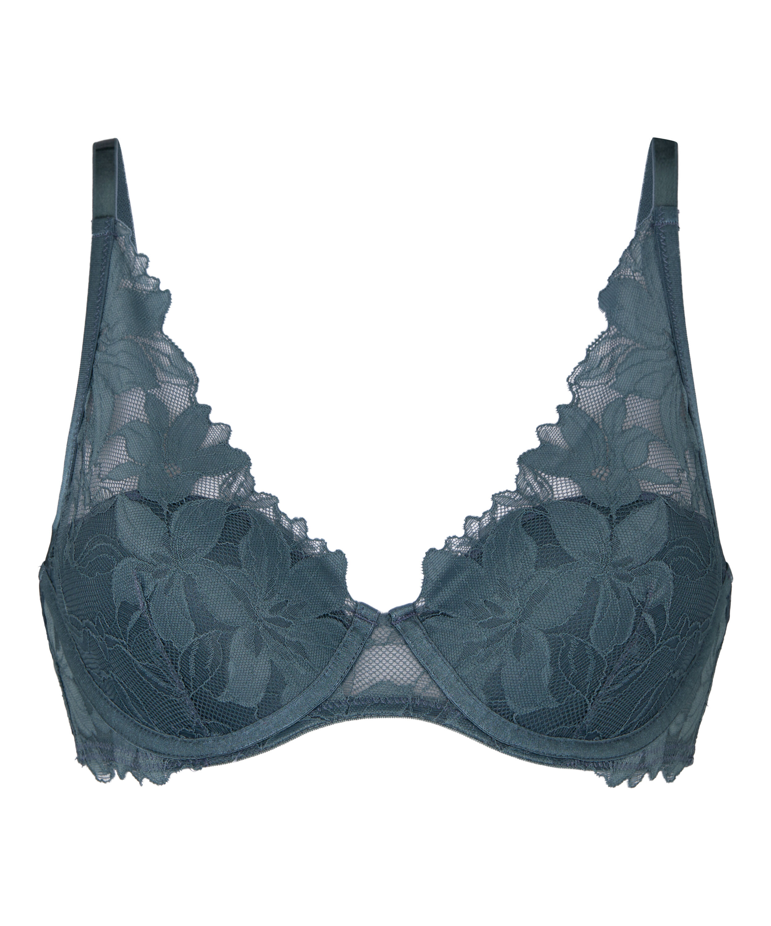 Ingrid Padded Underwired Bra, Blue