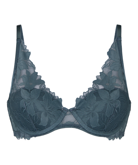 Ingrid Padded Underwired Bra, Blue