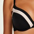 Nikki padded underwired bra, Black