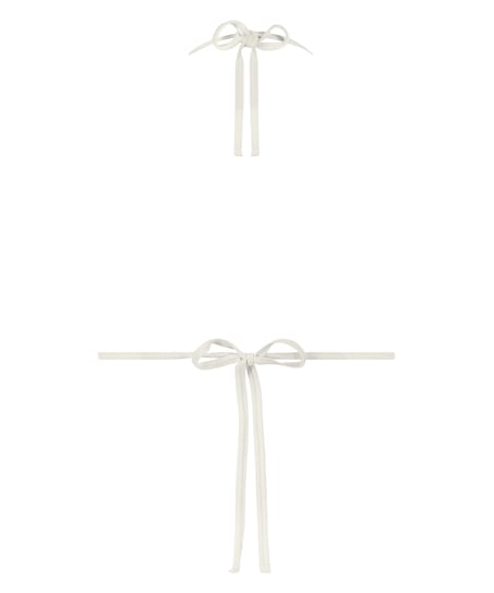 Maui Triangle Bikini Top, White
