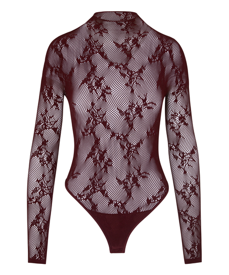 All Over Lace Body, Purple
