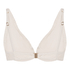 Crochet Bikini Top, White