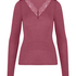 super soft Lace V-Neck shirt with Cashmere, Purple