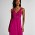 Nora Lace Slip Dress, Pink