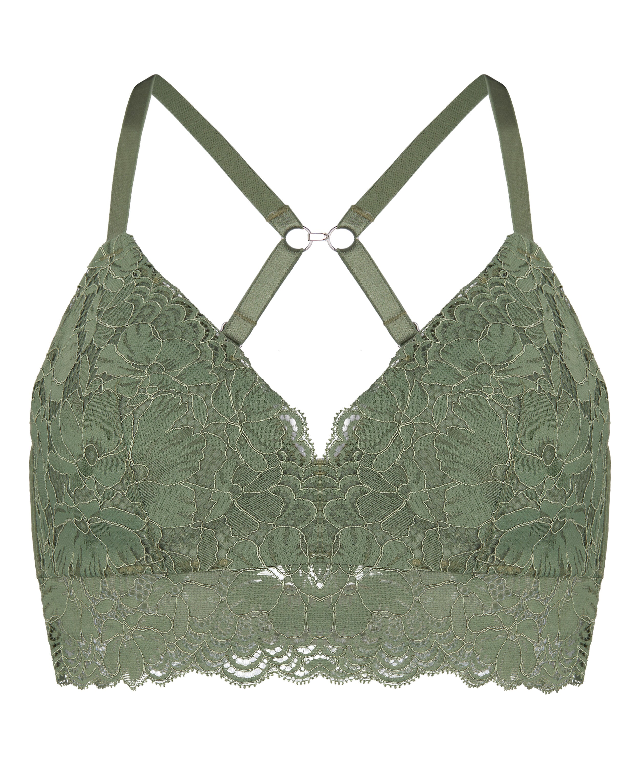 Andrea Padded Non-Wired Bra, Green