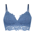 Shiloh Padded Longline Non-Underwired Bra, Blue